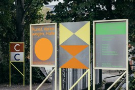 Kunst, Verein, wagen, Halle Leitsystem