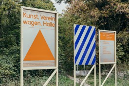 Kunst, Verein, wagen, Halle Leitsystem